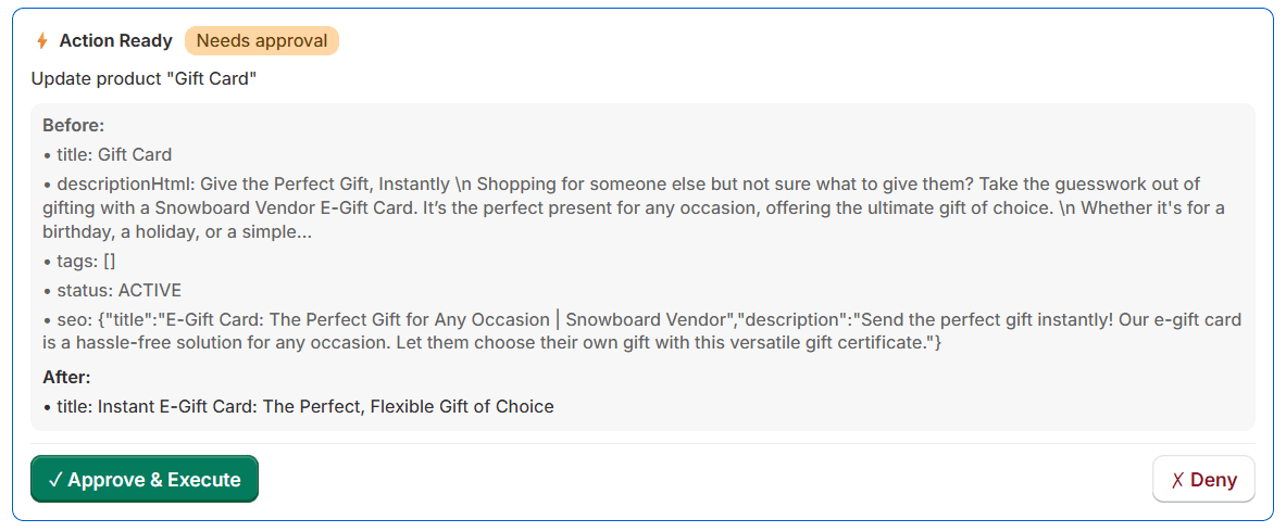 DynoWeb approval and draft preview screenshot